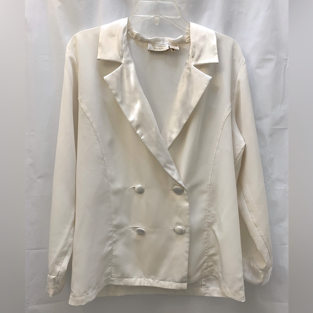 Vintage Victoria’s Secret Gold Label Double Breasted Pijama Blazer top size S